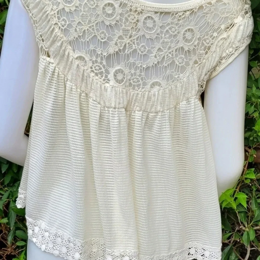 Free People Lace babydoll‎ top S/P